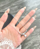 唯一（Winy）一克拉紫藤花純銀項鏈女2025新款吊墜生日禮物送女友老婆首飾品 曬單實(shí)拍圖