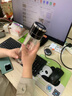 DEATKN德國(guó)一鍵開蓋雙層玻璃杯防摔高硼硅車載水杯男士摔不爛的泡茶 【雙層加厚】土豪金 300ml 曬單實(shí)拍圖