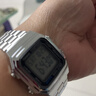 卡西歐（CASIO）日本手表男女款學(xué)生經(jīng)典復古方塊小金表防水A178WGA-1A 電子表 A178WA-1AJF銀色 曬單實(shí)拍圖