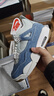 耐克JORDAN女鞋AJ4牛仔藍復古運動(dòng)鞋秋新款復刻休閑鞋 IB6716-100 44.5 曬單實(shí)拍圖