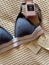 Calvin Klein內(nèi)衣【七夕禮物摩登引力帶】25夏女ck無鋼圈羅紋三角文胸QF8248AD FCG-深空藍 M 曬單實拍圖