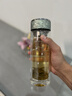 水宜生一鍵速開(kāi)純鈦水杯雙層玻璃杯車(chē)載便攜高檔弱堿商務(wù)水杯免費定制冰川藍商務(wù)泡茶杯 曬單實(shí)拍圖