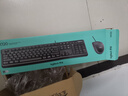 羅技（Logitech）MK120 鍵鼠套裝 有線(xiàn)鍵鼠套裝 辦公鍵鼠套裝 電腦鍵盤(pán) USB即插即用 全尺寸 黑色 曬單實(shí)拍圖