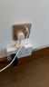 西門子（SIEMENS）插座面板 10A五孔帶20W(Type A+ C)USB插座 皓彩金5UB26753NC03 曬單實拍圖