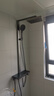 九牧（JOMOO）花灑淋浴套裝鋼琴按鍵大置物臺淋浴噴頭絲雨增壓淋浴器 【絲雨花灑星幕版】36676 曬單實(shí)拍圖