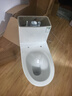 松鯨 衛浴家用馬桶坐便器大沖力超漩虹吸式靜音連體座便器小戶(hù)型馬桶 直沖型【大沖力】300坑距 曬單實(shí)拍圖