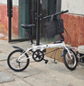 大行（DAHON）KT610折疊自行車(chē)16英寸單速男女學(xué)生上班上學(xué)城市通勤單車(chē) 白色 曬單實(shí)拍圖