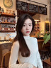 真維斯（JEANSWEST）木耳邊立領(lǐng)德絨打底衫女2025秋冬季秋冬長(cháng)袖保暖t恤修身內搭上衣 米色 純色 L 曬單實(shí)拍圖
