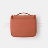 無(wú)印良品（MUJI） 聚酯纖維 可吊掛式洗臉用具盒 化妝包旅行便攜洗漱包 橙色 寬16*長(cháng)19*厚度6cm 曬單實(shí)拍圖