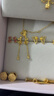周六福輕婚嫁系列蝴蝶結(jié)黃金耳墜女七夕禮物計(jì)價(jià)A0912513 一對 約2.02g 曬單實(shí)拍圖