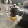 禾艾蘇（heisou）高硼硅耐熱玻璃茶壺大容量茶水分離煮茶壺茶具套裝加厚家用泡茶壺 茶壺650ml 曬單實(shí)拍圖