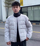 巴魯尼圍脖男士秋冬山羊絨假高領(lǐng)薄款脖套套頭羊毛圍巾防寒保暖護(hù)頸椎 深灰色 曬單實(shí)拍圖