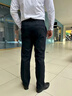 木林森（MULINSEN）西褲男士長(cháng)褲商務(wù)休閑褲子純棉寬松直筒抗皺闊腿褲子 黑色 36 曬單實(shí)拍圖