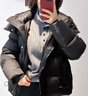 初語(yǔ)毛衣女2025秋季新款撞色拼接假兩件澳絲棉絨針織衫上衣 灰色   M 曬單實(shí)拍圖