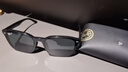 雷朋（RayBan）太陽鏡大框眼鏡修飾顯臉小戶外防曬墨鏡0RB4392D禮物禮物 601/81黑色鏡框深灰色偏光鏡片 尺寸66 曬單實(shí)拍圖