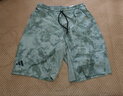 阿迪達斯Adidas男子網(wǎng)球服運動(dòng)短褲 蒂姆法網(wǎng)短褲迷彩設計內置打底褲 HT7225 M 曬單實(shí)拍圖