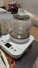 FUNORK全自動(dòng)上水電熱燒水壺玻璃燒水器茶臺專(zhuān)用一體茶桌茶幾保溫泡茶具抽水電茶爐 RY-D1白色1L 曬單實(shí)拍圖