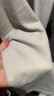 無(wú)印良品（MUJI）女式 柔軟針織家居連衣裙 長(cháng)袖睡裙女寬松家居服秋季 FD33CC5A 象牙白色 S -M (160/84A) 曬單實(shí)拍圖