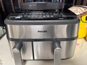飛利浦（PHILIPS）新品海星空氣炸鍋 家用9L雙倉大容量多功能烘烤炸蒸一體蒸汽嫩炸分區控溫蒸汽自清潔 NA555 送禮 曬單實(shí)拍圖
