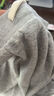 名創(chuàng  )優(yōu)品（MINISO）直筒褲男重磅休閑潮流春秋季青少年寬松百搭垂感衛褲 麻灰 L 曬單實(shí)拍圖