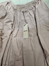無(wú)印良品（MUJI）IDEE 女式 平紋 燈籠裙 長(cháng)半身裙女裙子女裝25年夏季款GA53CC5S 煙熏粉色 均碼 曬單實(shí)拍圖