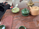 樂(lè )草煙灰缸防飛灰高端大氣上檔次藝術(shù)感顏值帶蓋級輕奢男車(chē)載辦公家用浮雕山巒-玉色款 曬單實(shí)拍圖