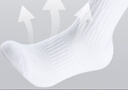 卡爾美（KELME）襪子籃球襪（3雙）運動(dòng)襪跑步羽毛球襪四季毛巾底防臭男女抗菌襪 曬單實(shí)拍圖