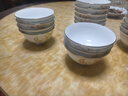 厚秀堂景德鎮碗家用吃飯10個(gè)裝 骨瓷碗陶瓷碗套裝 防燙米飯碗面碗可微波 疏影金邊 4.5英寸 10個(gè) 曬單實(shí)拍圖