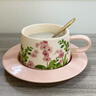 熹物咖啡杯碟【花漾時光】陶瓷杯子禮盒套裝喬遷生日送七夕情人節(jié)禮物 【六個裝】咖啡杯禮盒套裝一 曬單實拍圖