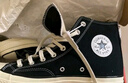 匡威（Converse）1970s 經(jīng)典高幫鞋情侶運(yùn)動(dòng)鞋學(xué)生鞋休閑帆布鞋男女鞋多巴胺 162050C 經(jīng)典黑 42.5 /9 曬單實(shí)拍圖