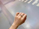 I DO鉑金pt950鉆戒女滿天星1克拉培育鉆石星光皇后婚戒求婚送老婆女友 星光皇后1克拉鉆 12號(hào) 曬單實(shí)拍圖