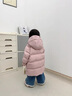 G.DUCKKIDS小黃鴨童裝女童羽絨服2024新款洋氣冬季女寶寶加厚中長(cháng)款兒童冬裝 米白 100 建議2~3歲【 90-100cm】cm 曬單實(shí)拍圖