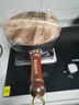 歐樂菲（OLOFE）章鐵匠古法小鐵鍋大肚鍋無涂層炒鍋圓肚小錘打鐵鍋家用小炒鍋24cm 曬單實(shí)拍圖