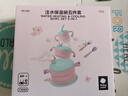 babycare兒童餐具輔食碗注水保溫碗不銹鋼叉勺寶寶吃飯喝水?huà)雰褐軞q禮盒粉 曬單實(shí)拍圖
