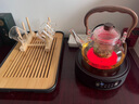 憶壺茶玻璃煮茶壺電陶爐煮茶器新款養生壺燒水壺泡茶壺茶具套裝 【11件】壺+爐+6杯+松木杯架+茶盤(pán)+茶巾 曬單實(shí)拍圖