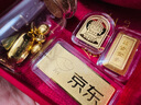 領(lǐng)豐金（LING FENG GOLD）聯(lián)名款足金9999黃金投資金條攢零錢(qián)收藏金儲備金教師節日禮物 10g 曬單實(shí)拍圖
