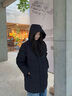 波司登（BOSIDENG）新款羽絨服女中長(cháng)款連帽90絨休閑百搭送父母外套B250245122 黑色|8056 L 170/92A 體重約130-150斤 曬單實(shí)拍圖