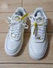 耐克NIKE休閑鞋女AF1空軍一號 AIR FORCE 1運動(dòng)鞋DZ1847-108帆白37.5 曬單實(shí)拍圖