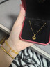 周大福滿(mǎn)天星光珠基礎鏈毛衣鏈足金黃金項鏈女送生日禮物 EOF1627 40cm 約2.95g計價(jià)(工費360) 曬單實(shí)拍圖