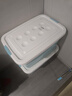 SPACEXPERT 衣物收納箱車載塑料整理箱帶輪外體積72L 58*40*31cm 藍(lán)色 1個裝 曬單實(shí)拍圖