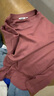 優(yōu)衣庫男女裝大師T AIRism寬松圓領(lǐng)T恤五分袖短袖475355 15 珊瑚紅色 L /175/100A 曬單實(shí)拍圖