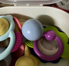 babycare嬰幼兒手搖鈴?fù)婢?-1歲新生兒趣味安撫牙膠玩具牙膠搖鈴艾格白 曬單實(shí)拍圖