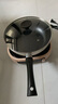 美的（Midea）電磁爐 電陶爐 電火鍋家用圍爐煮茶火鍋旋控2200W大火力電磁灶環(huán)形控火 智能定時(shí) 電陶爐+28CM口徑炒鍋 曬單實(shí)拍圖