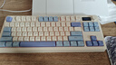 狼蛛S3187無(wú)線(xiàn)藍牙有線(xiàn)三模鍵盤(pán)真機械手感鍵盤(pán) RGB燈效 多功能旋鈕 gasket結構f辦公游戲電腦鍵鼠套裝 煙雨藍【三模/RGB】 曬單實(shí)拍圖