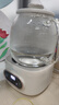 美的（Midea）花漾0膠水全玻璃全自動(dòng)養生壺 辦公室多功能煮茶壺 燒水壺恒溫電熱水壺煮茶器花茶壺1L YS10B101 曬單實(shí)拍圖