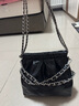 CHARLES&KEITH鏈條單肩腋下托特包流浪包包女包生日禮物七夕禮物CK2-20671559 曬單實(shí)拍圖