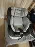 孩貝王童安全座椅汽車(chē)用嬰兒寶寶車(chē)載360旋轉坐椅0-4歲12可坐躺 通風(fēng)加熱款【星瀚灰】支撐腿+遮陽(yáng)棚 曬單實(shí)拍圖