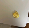 周生生富貴如意寶寶長命鎖 黃金吊墜金鎖足金掛墜不含項(xiàng)鏈 09300P計(jì)價(jià) 3.39克(含工費(fèi)100元) 曬單實(shí)拍圖