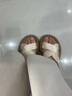 鳶草屋涼拖鞋女士夏季外穿厚底休閑沙灘涼鞋懶人時(shí)尚孕婦一字拖增高女鞋 厚底交叉帶涼拖鞋【卡其色】 37 碼【內長(cháng)235mm】 曬單實(shí)拍圖