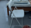 宜家（IKEA）VIHALS維哈斯新款折疊椅學(xué)習(xí)餐椅靠背家用椅子 白色 曬單實(shí)拍圖